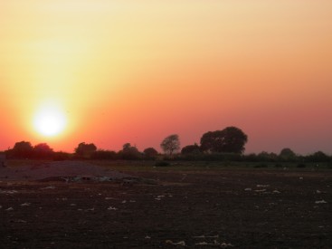 Sunset in New Halfa